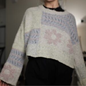 Sincerely Jules Pastel Floral Sweater